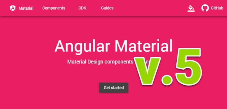 Angular Material for Angular 5 finally released!